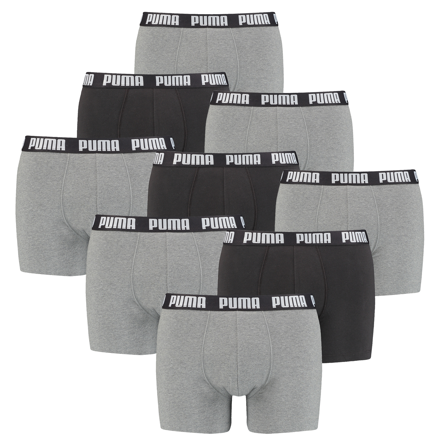 

Боксеры Puma Boxershorts PUMA EVERYDAY BOXER 9P, цвет 004 - Grey Combo