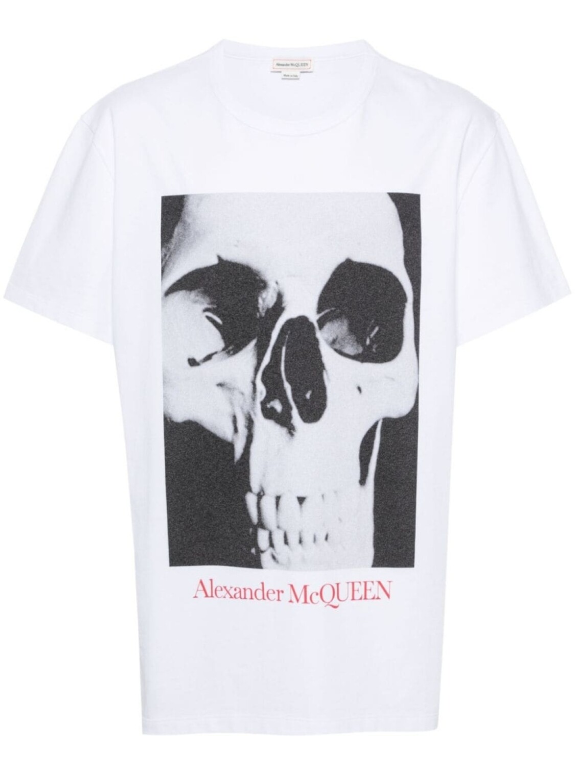 

Alexander McQueen футболка с принтом, белый