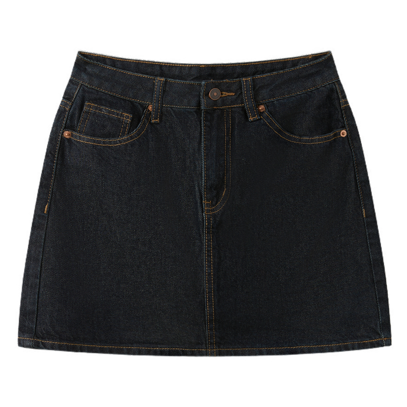 

Джинсовая короткая юбка Women's SPAO, marine синий