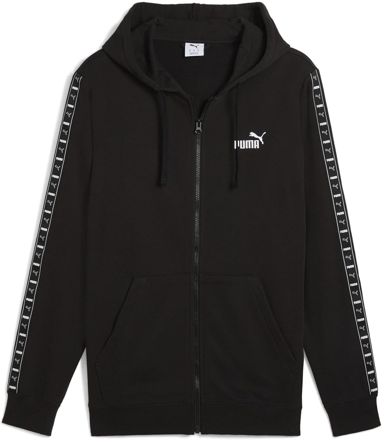 

Мужская куртка PUMA ESS TAPE с капюшоном TR 687702, повседневная спортивная толстовка, черный