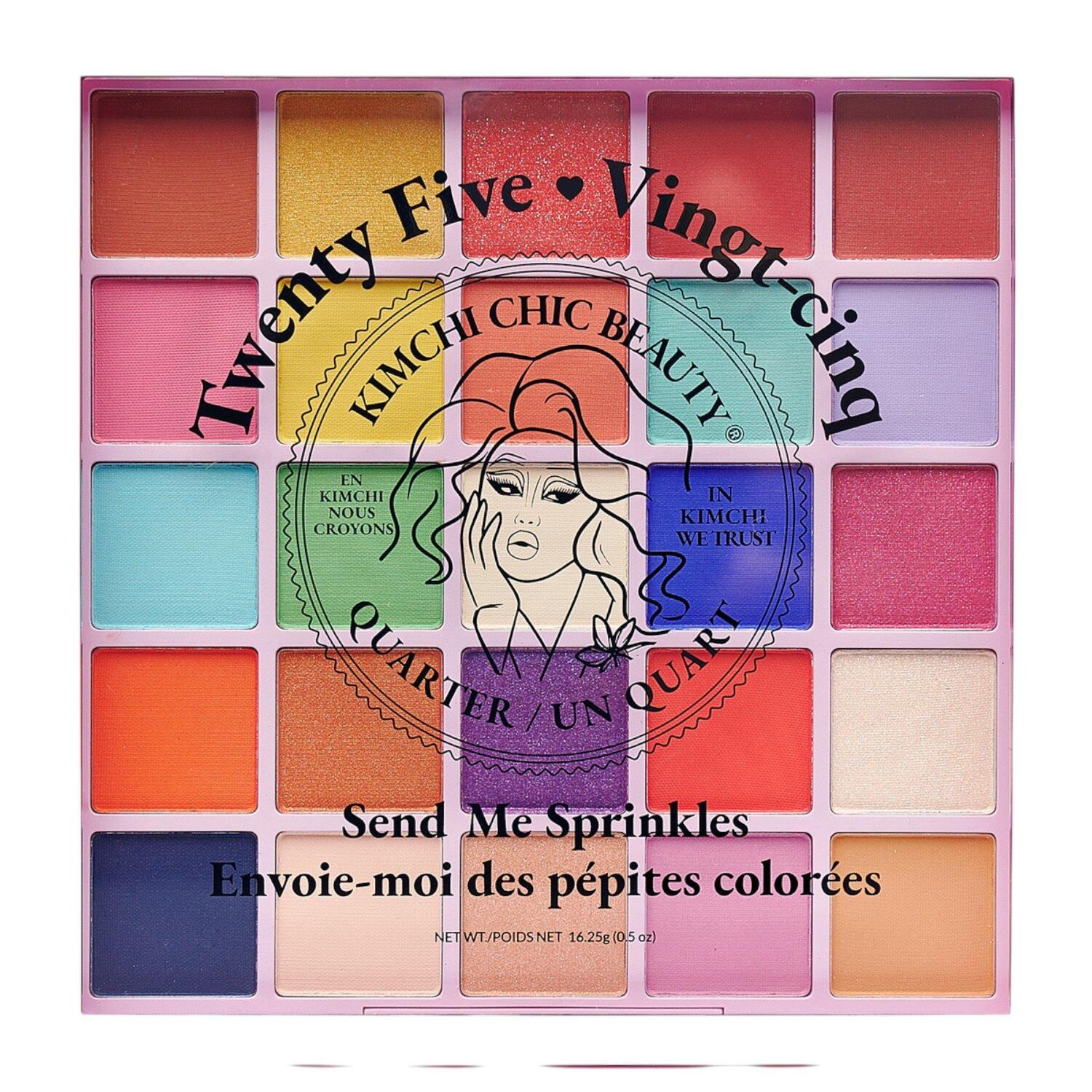 

Палитра теней Twenty Five Palette KimChi Chic Beauty, 01 Send Me Sprinkles (matte + shimmer shades in every hue)