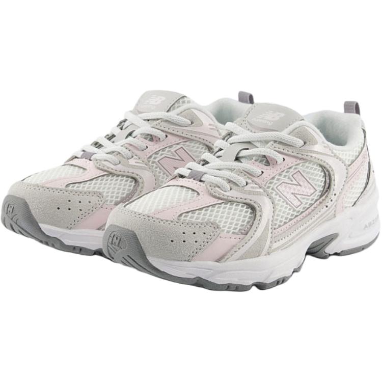 New Balance NB 530 Fabric Mid top детские кроссовки для бега серый белый Kids' — фото 3