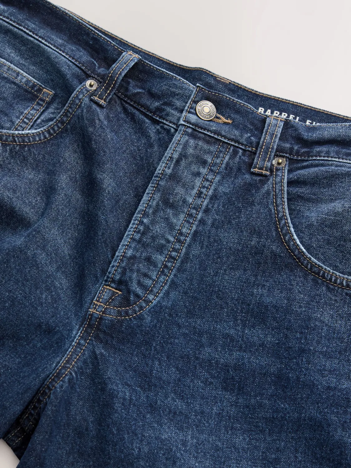 Джинсы Barrel Jeans 'Authentic' Next, Dark Blue — фото 2