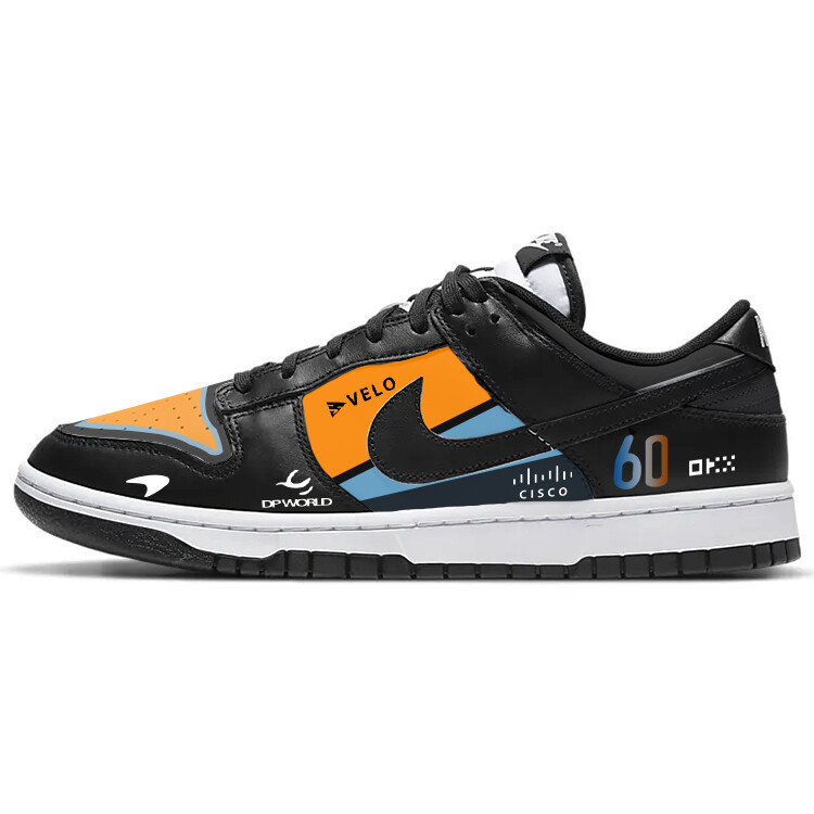 

Кроссовки Nike Dunk Skateboard Shoes Women's Low-Top White, черный