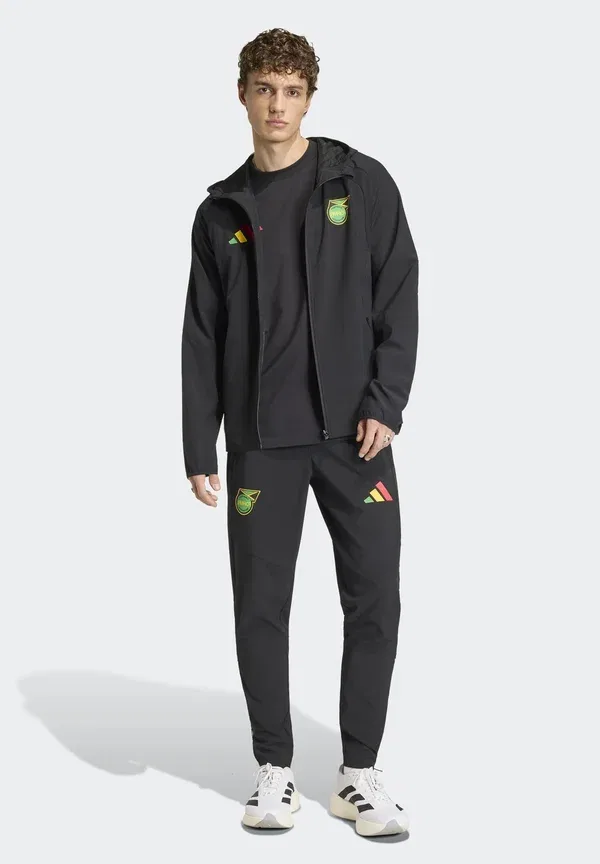 Куртка Adidas Performance Jamaica x Bob Marley Tiro Travel Full Zip Windbreaker, черный — фото 2