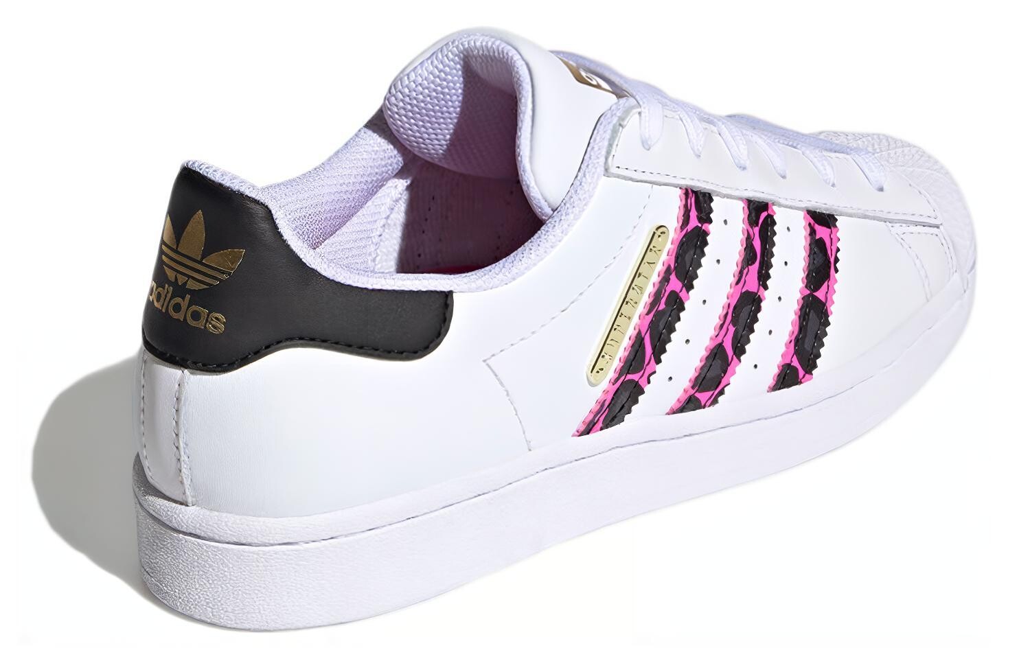 Кроссовки Adidas Originals Originals Superstar 'White Black Gold' Women's — фото 3