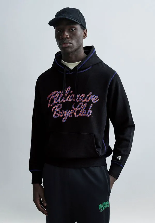 

Толстовка с капюшоном и контрастным шрифтом Billionaire Boys Club, Black, Черный, Толстовка с капюшоном и контрастным шрифтом Billionaire Boys Club, Black