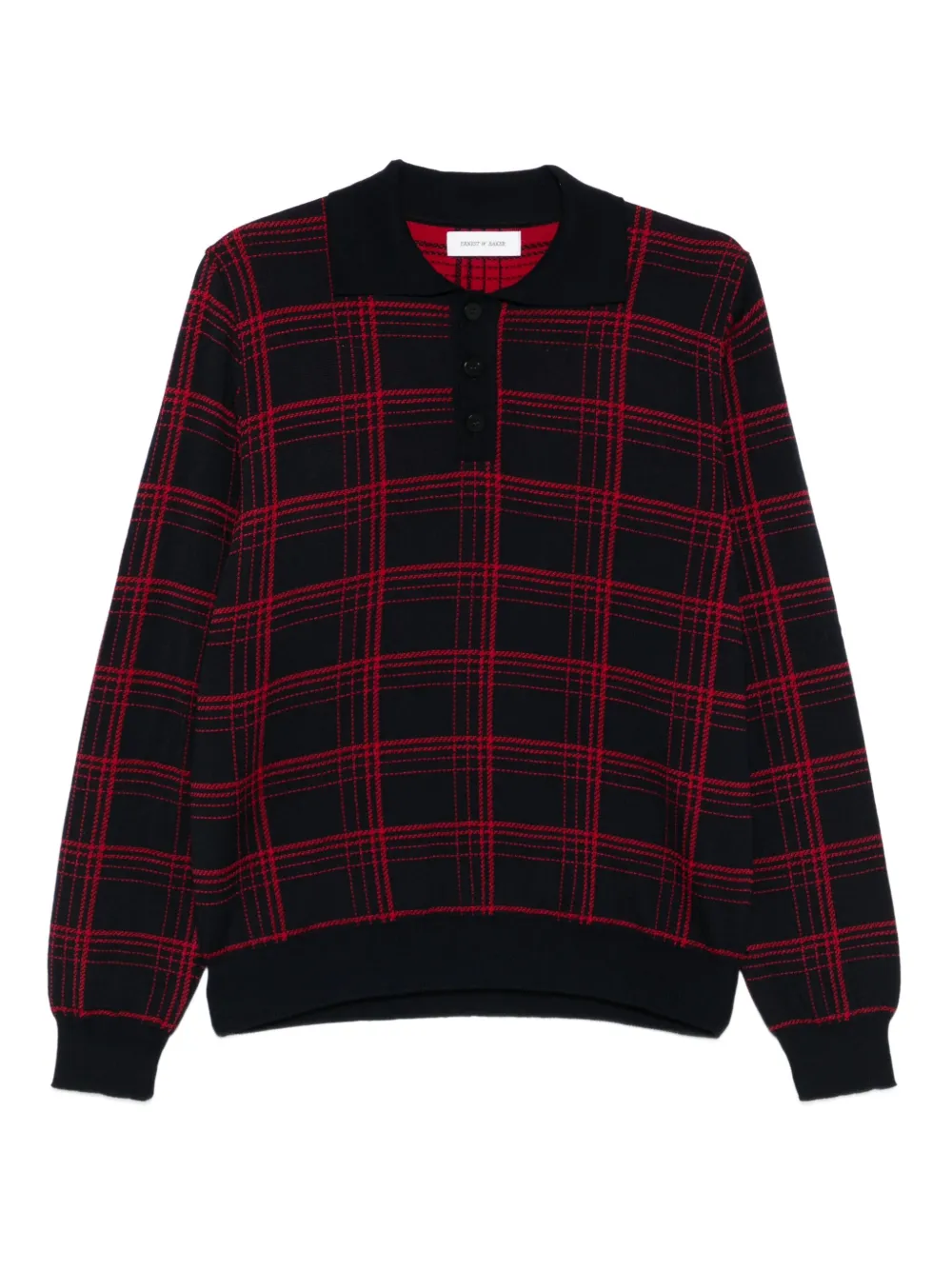 

Рубашка поло в клетку Ernest W. Baker, синий