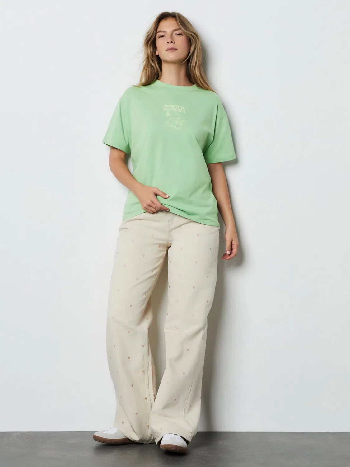 Футболка 'Snoopy' Next, Light Green — фото 4