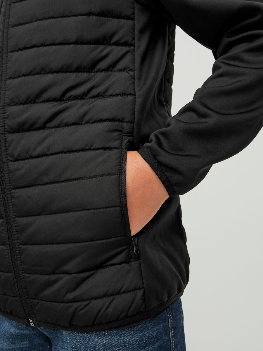 Межсезонная куртка Jack & Jones Junior JJEMulti, черный — фото 3