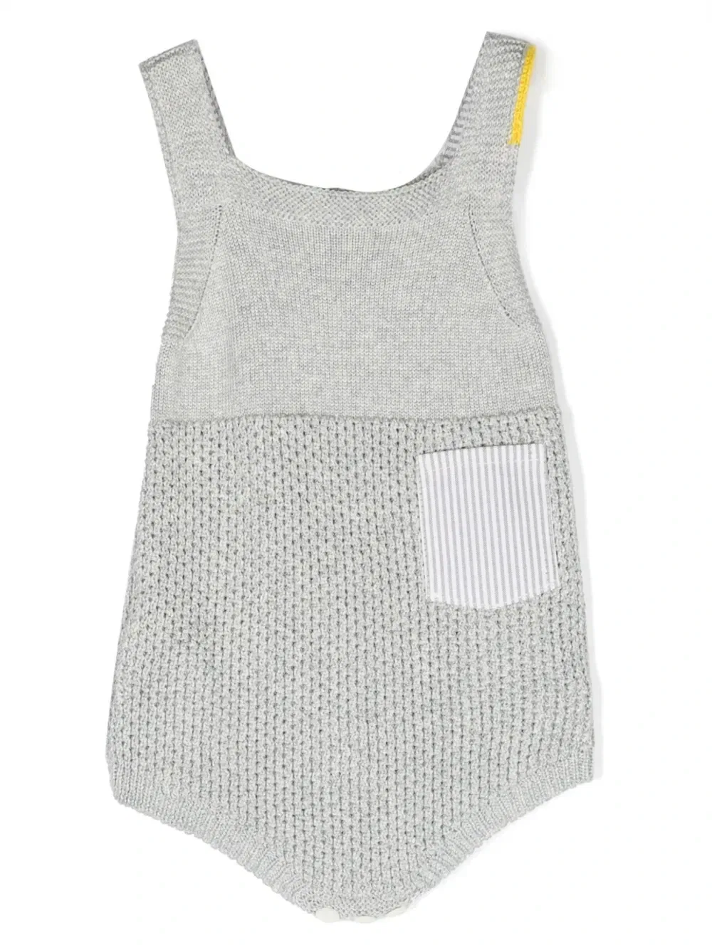 Ромпер в технике кроше Gensami Kids, серый