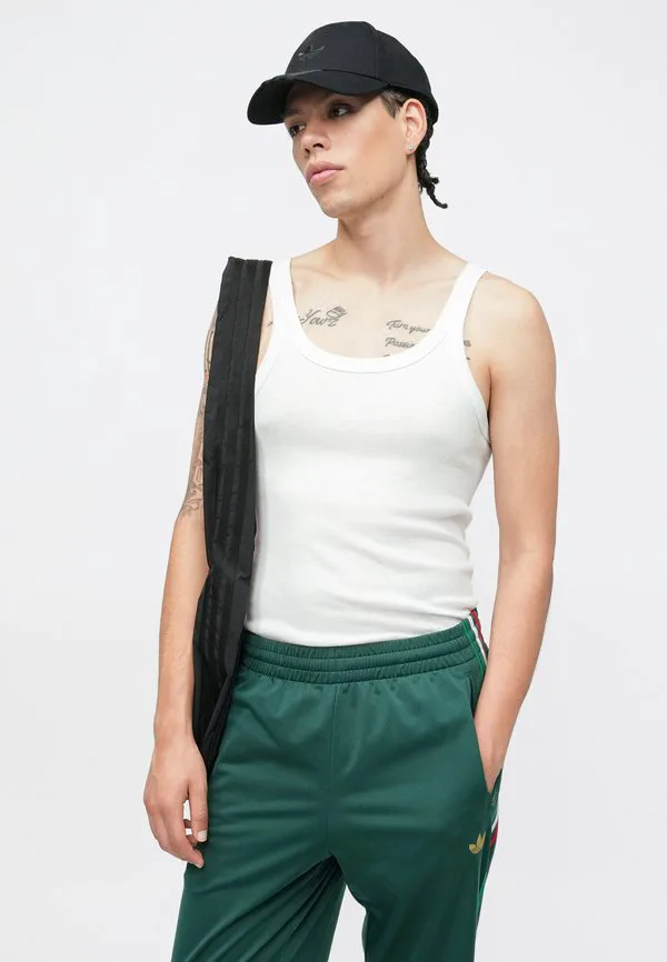 Спортивные штаны firebird Adidas Originals, Team Dark Green/Bold Green/White — фото 4