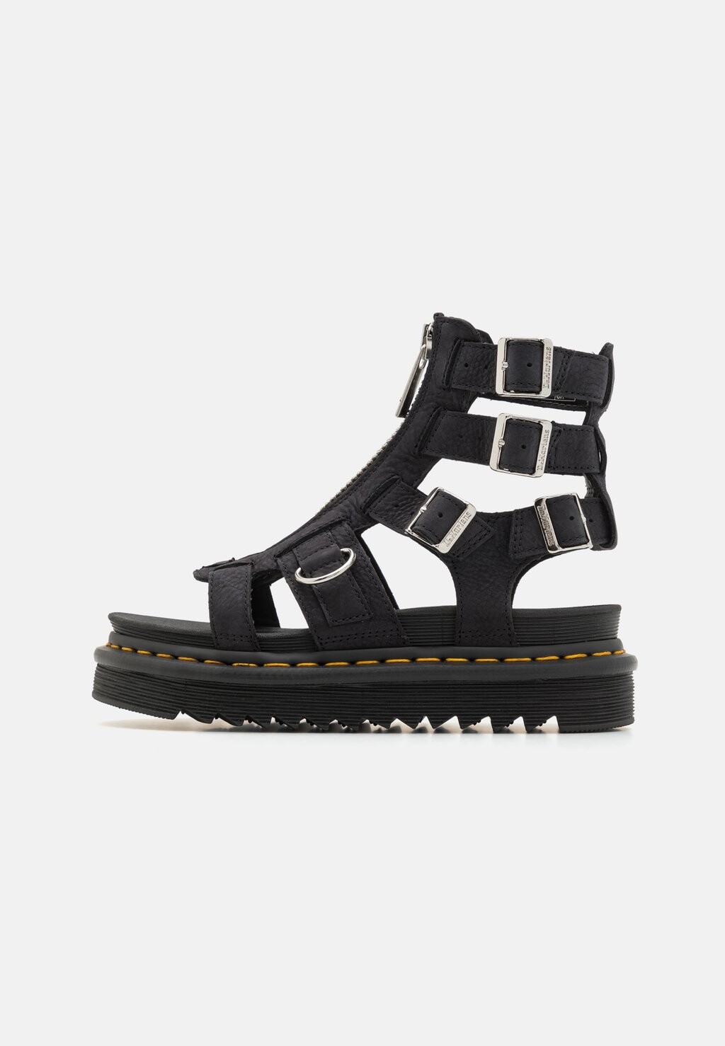 Босоножки на платформе OLSON Dr. Martens, цвет charcoal grey
