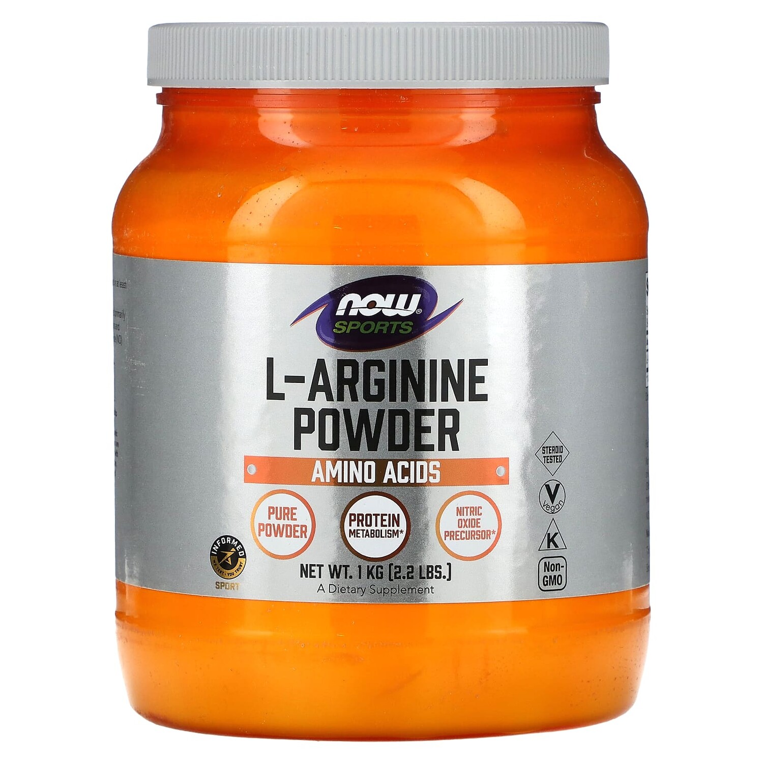

Now Foods Для спортсменов Порошок L-аргинина 1 кг (2,2 фунта)