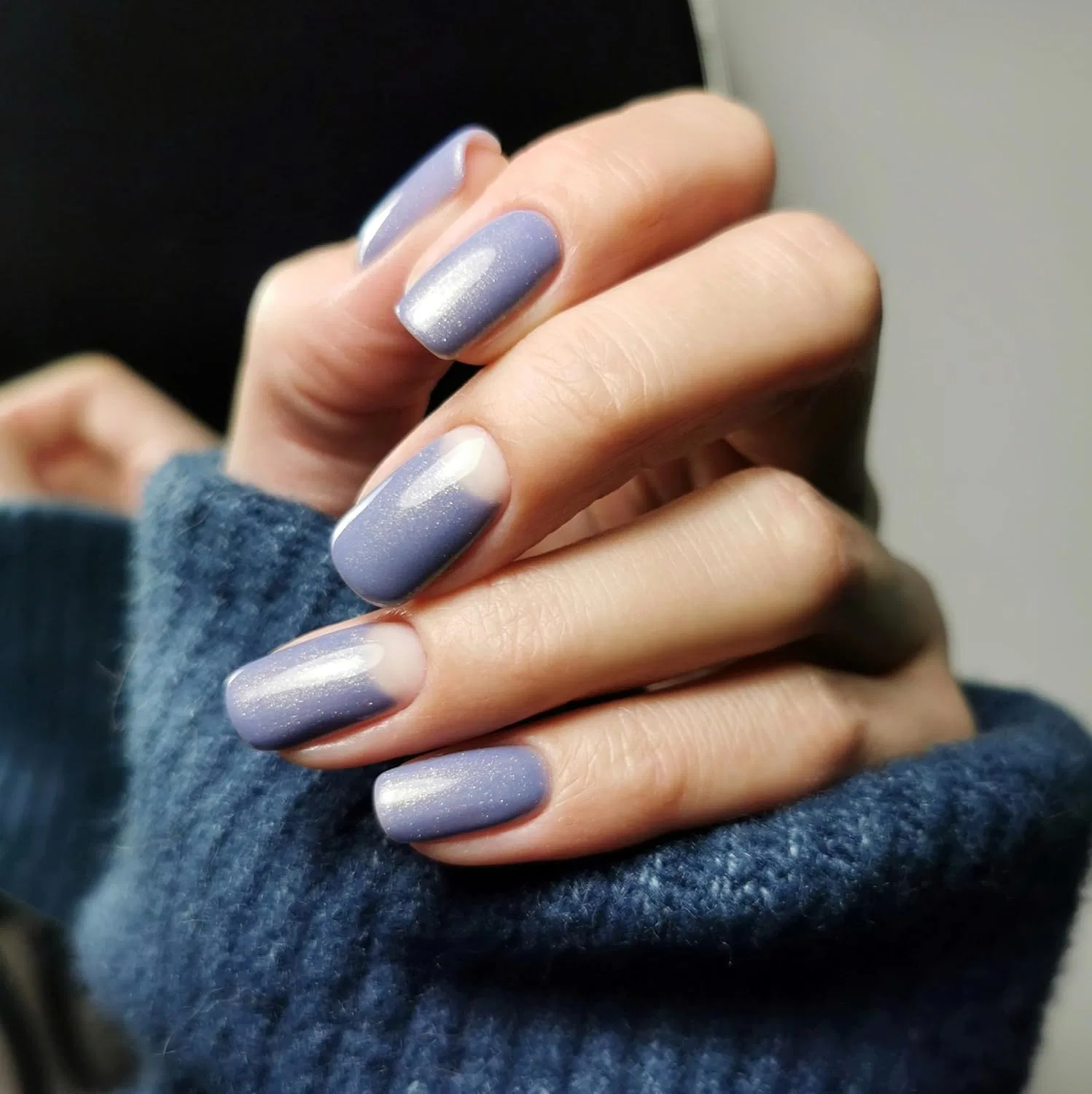 Гель-лак для ногтей Semilac UV Hybrid 379 Shimmer Stone Sapphire 7 мл Semilac, 379 Shimmer Stone Sapphire — фото 3
