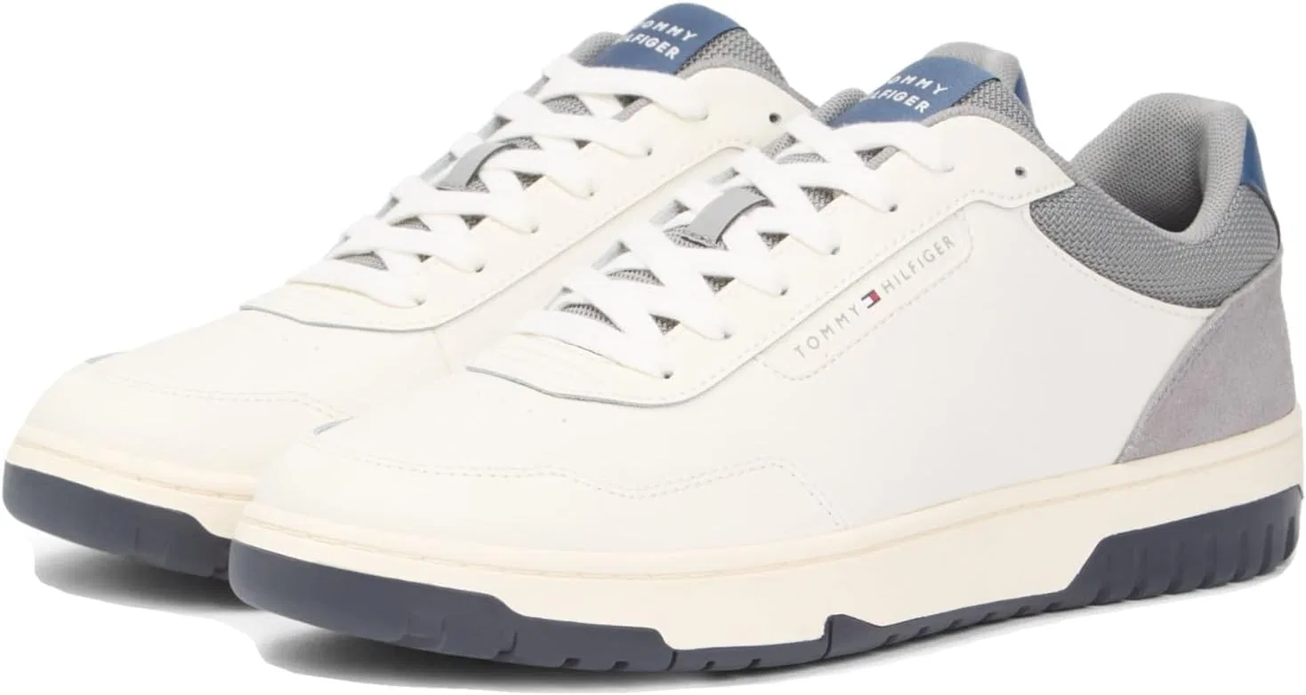 Кроссовки Tommy Hilfiger TH Basket Core Lite, Aei, 40 EU AEI - Driftwood Taupe 40, Pry Universal Grey, 43 EU — фото 3