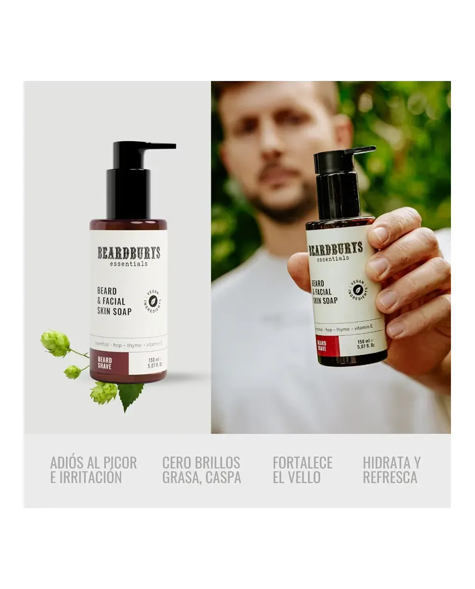 Подарочный набор Beard & Facial Care Beardburys Essentials — фото 4