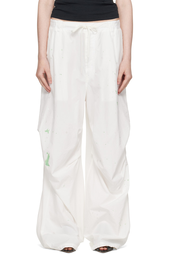 

Брюки малярные Mm6 Maison Margiela, белый