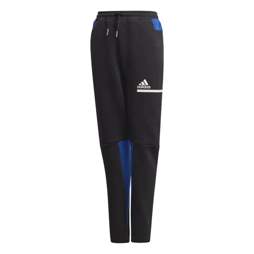 Подростковые вязаные спортивные штаны Adidas, черный/синий