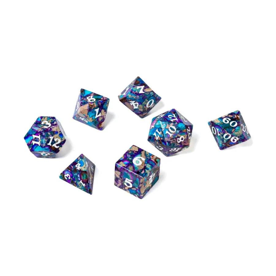 

Поли-набор - Благодать внутри (7), Dice - Wizard Stone Dice (Easy Roller Dice)