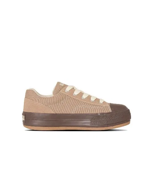 Унисекс кроссовки CONVERSE ALL STAR BOARDERSTAR OX с толстой подошвой коричневые — фото 3