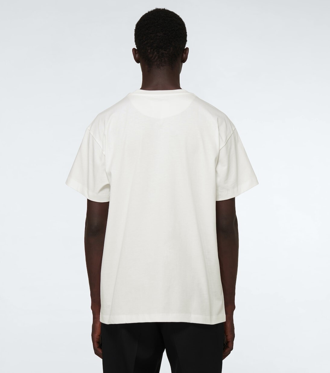 Комплект из трех хлопковых футболок. Jil Sander, белый — фото 4