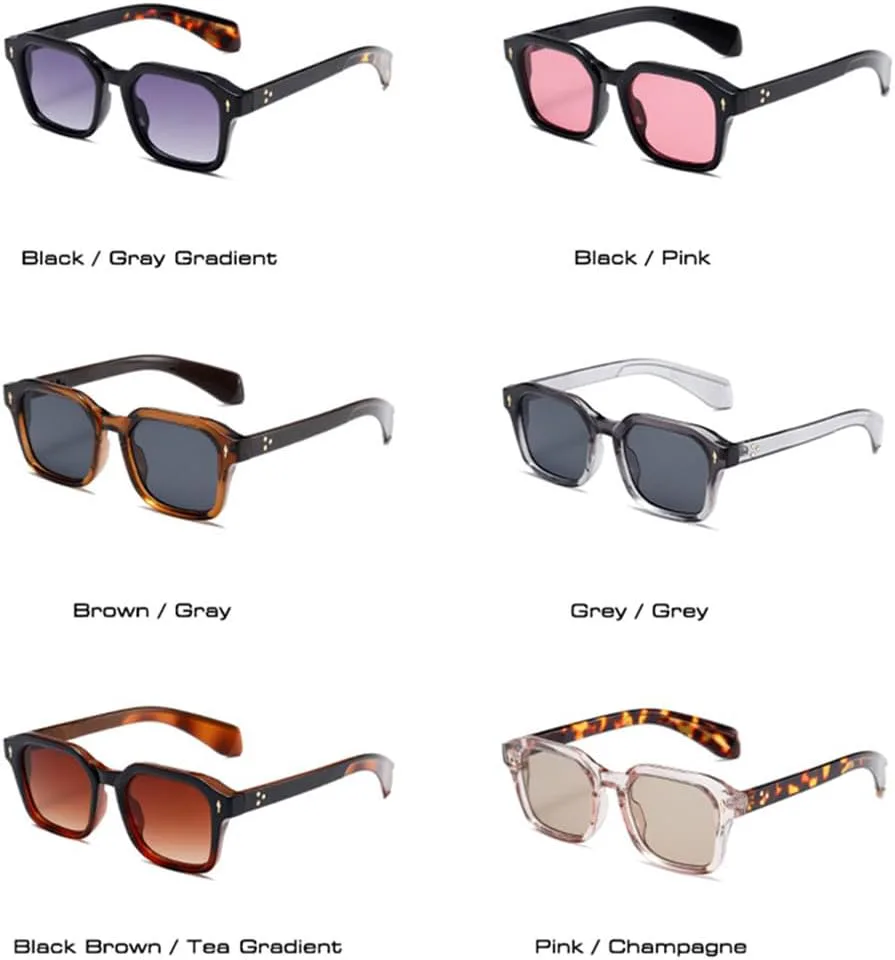 

Панк-солнцезащитные очки UV400 с градиентным покрытием и заклепками для женщин и мужчин, для занятий спортом на открытом воздухе и путешествий UYPTK, Grey Grey