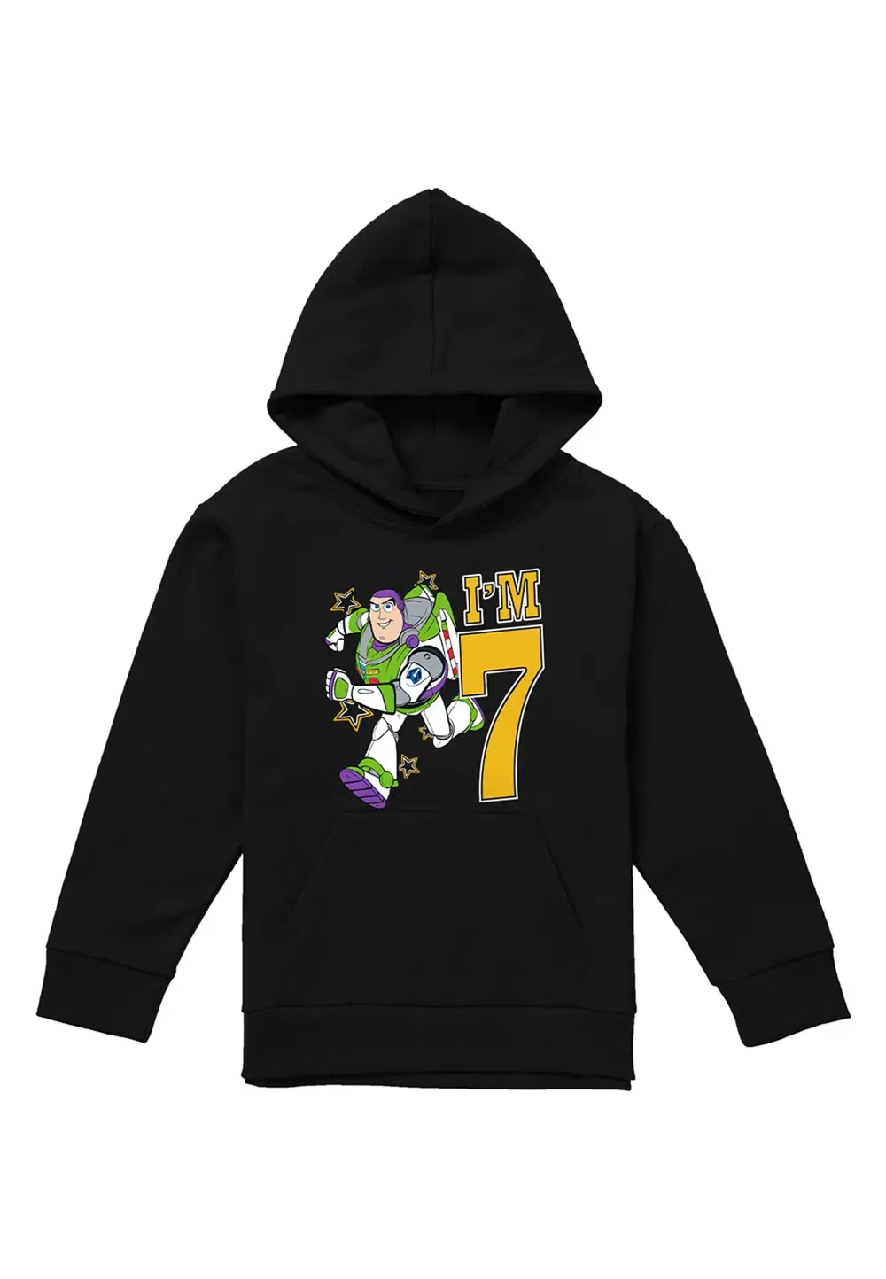 Детская худи Toy Story Buzz Lightyear, Disney, черный
