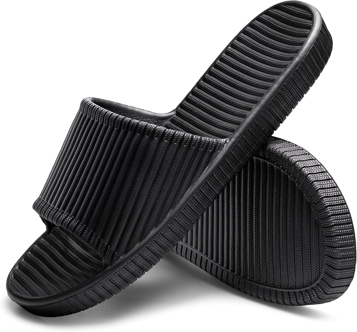 

Счастливые тапочки Lily для душа, женские и мужские тапочки для душа, шлепанцы, пляжные и домашние тапки, нескользящие для ванной и бассейна Happy Lily, черный