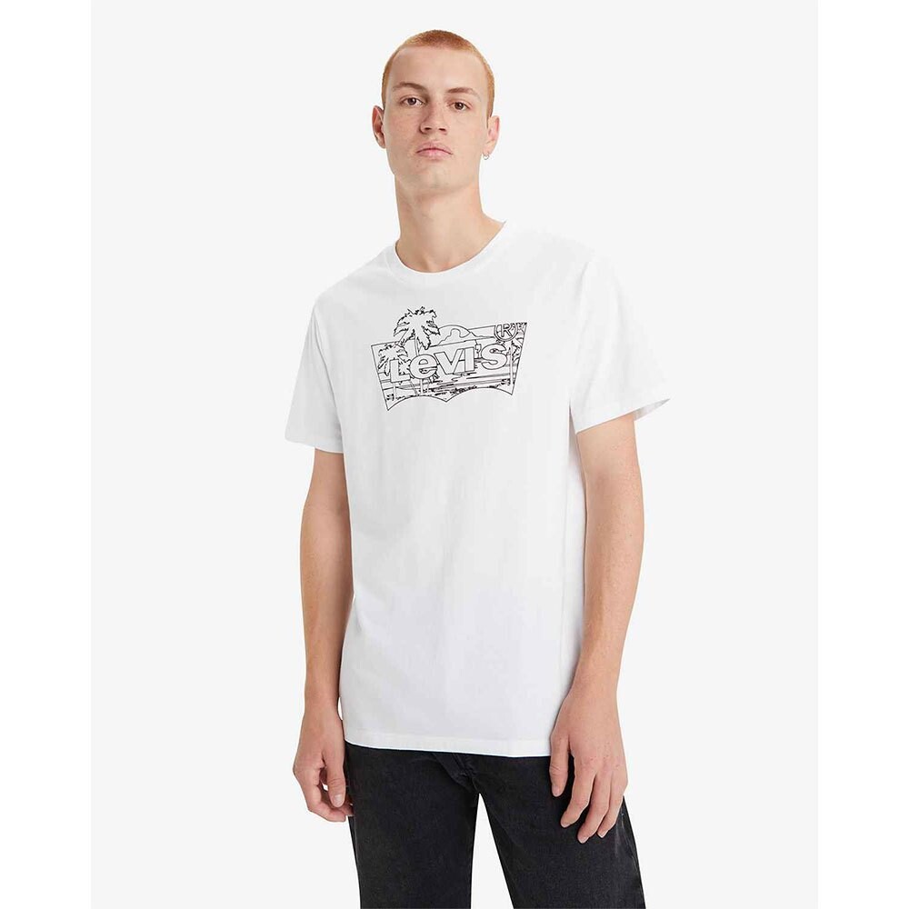 

Футболка Levi's Graphic, белый, Коричневый, Футболка Levi's Graphic, белый