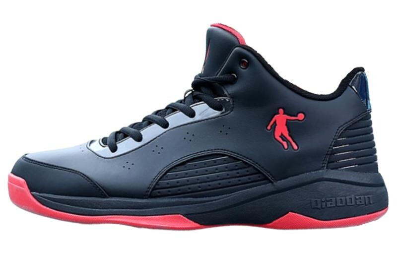 

Баскетбольные кроссовки Basketball Shoes Men Low-Top Black/Red Qiaodan