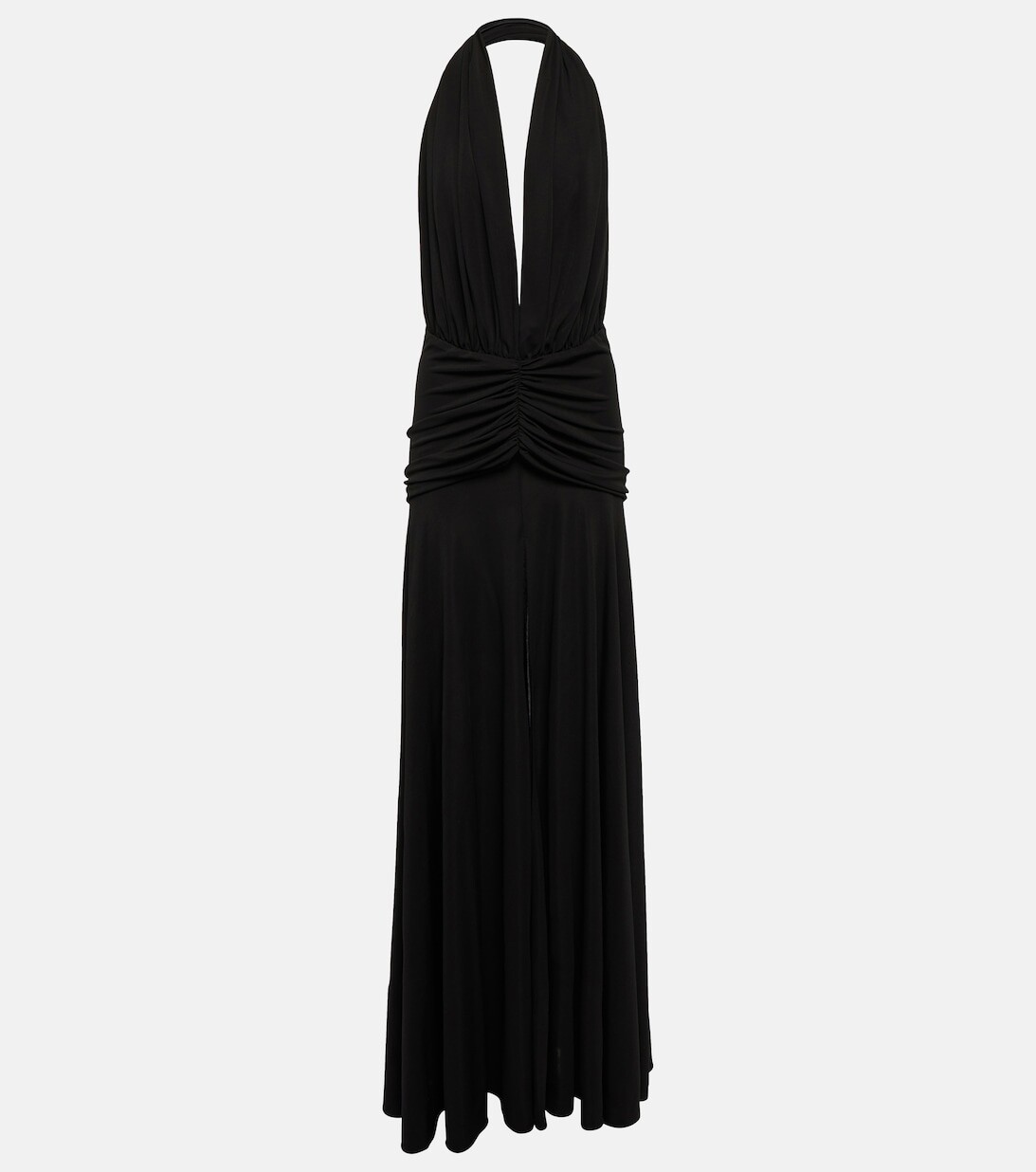 

Платье с вырезом халтер ALAÏA, черный