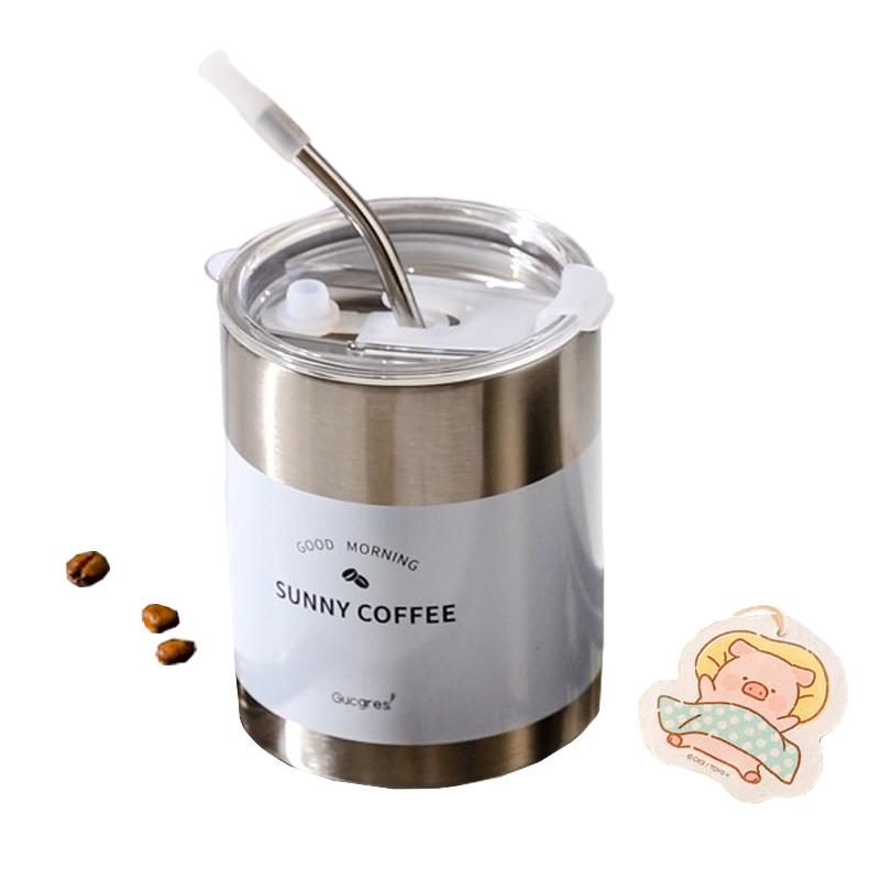 

Соломенная бутылка для воды 350 мл KAWASIMAYA, Portable Coffee Cup (Coffee Bean) With Magic Cleaner