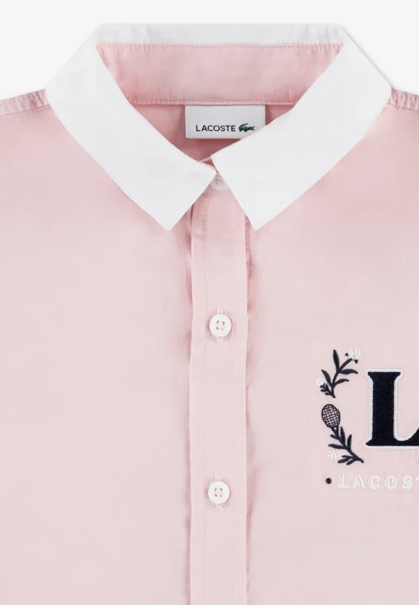 Блузка с застежкой на пуговицы crest Lacoste, Nidus — фото 3