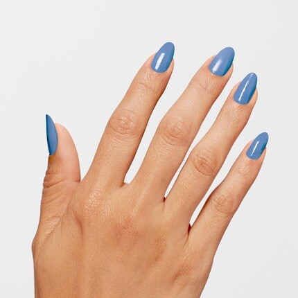Стойкий лак для ногтей OPI Infinite Shine Bright Crème Finish, матовый синий, 0,5 жидк. унции — фото 3
