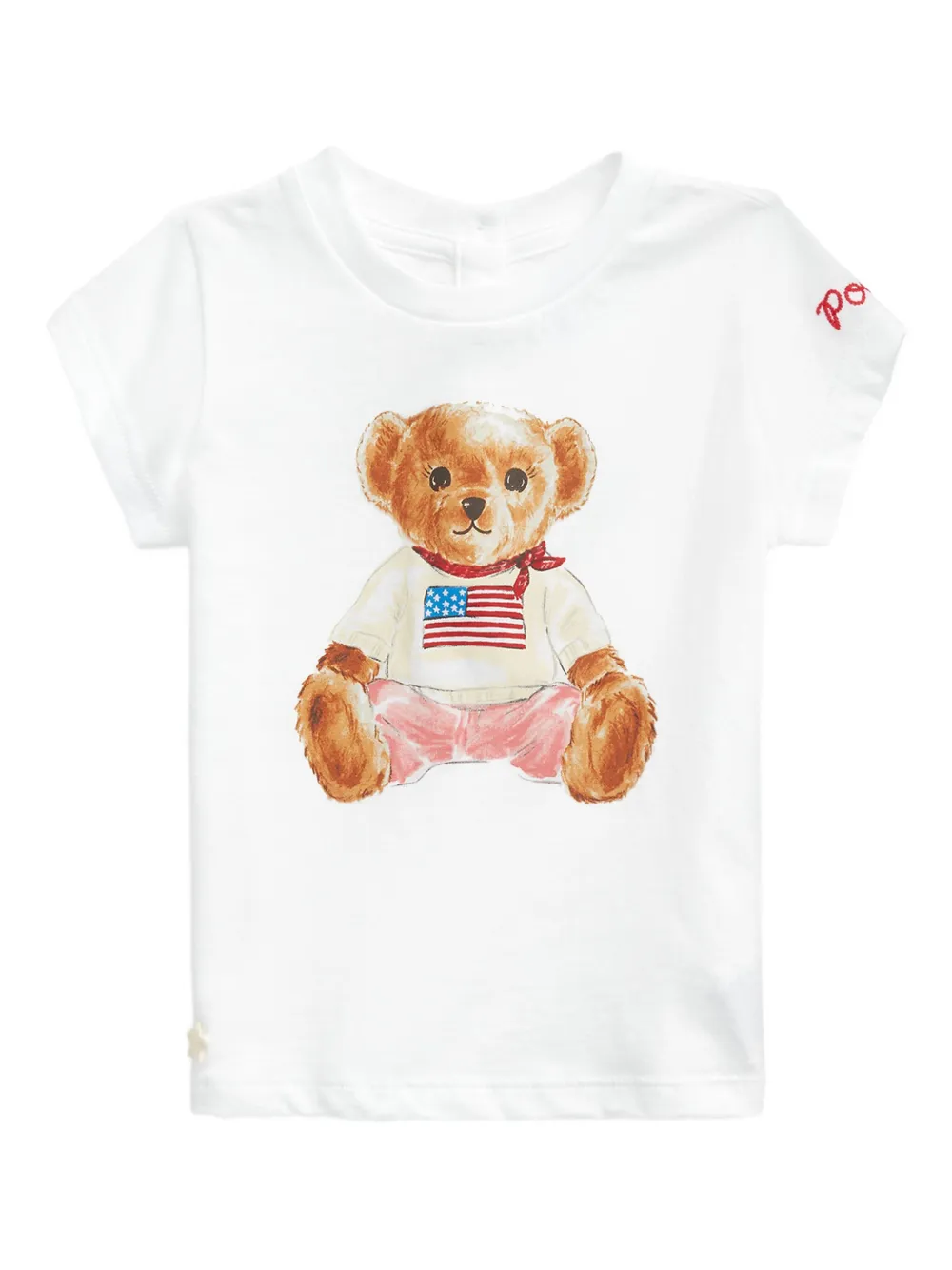 

Футболка с принтом Polo Bear POLO RALPH LAUREN KIDS, белый