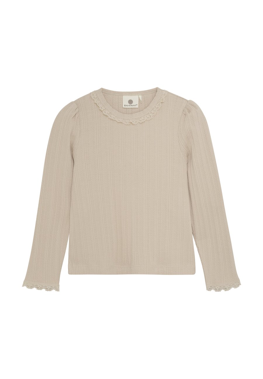 

Топ EN FANT Long sleeved top, French Oak/Light Green