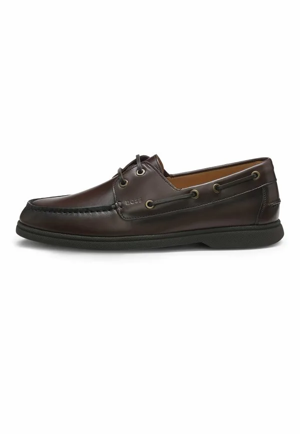 Лодочные туфли boss sienne_boat_bu Boss, Dark Brown Five — фото 2