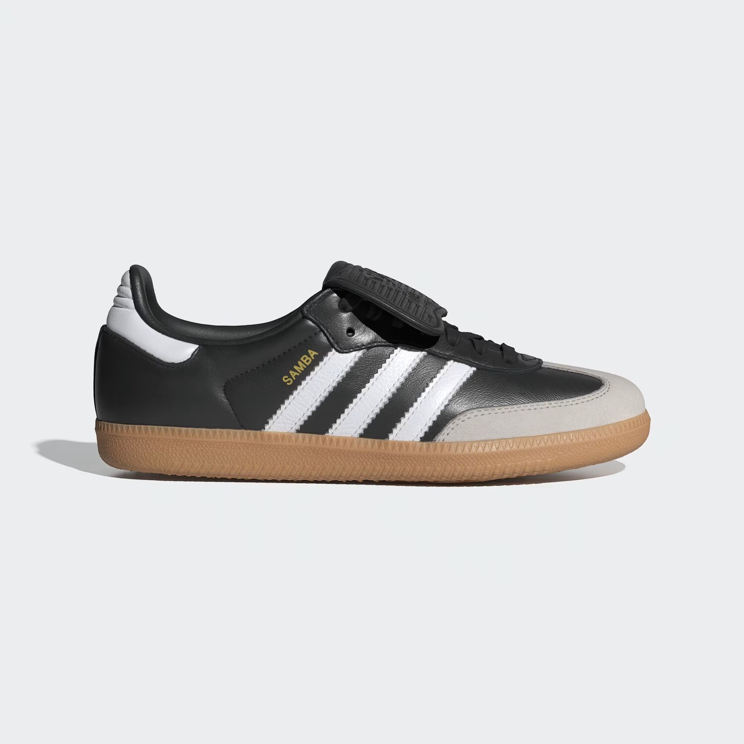 Кроссовки Samba LT Adidas, цвет Core Black/Cloud White/Gold Metallic