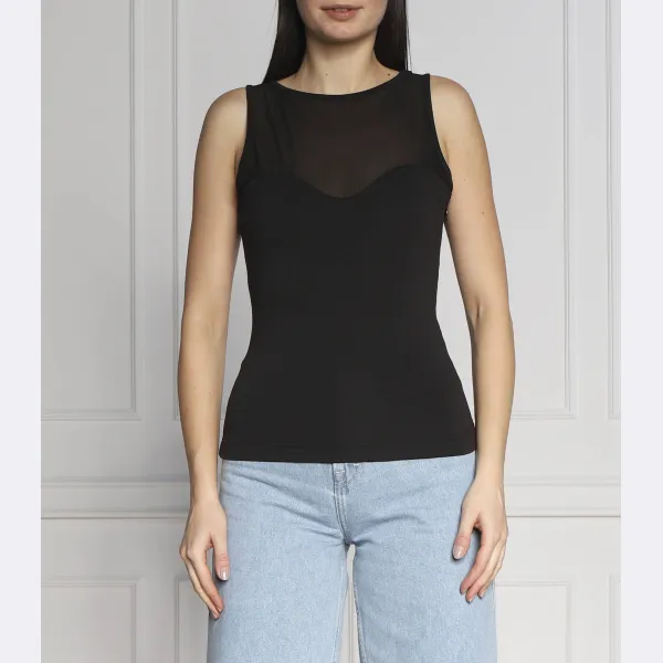 

Узкая блузка Guess, черный