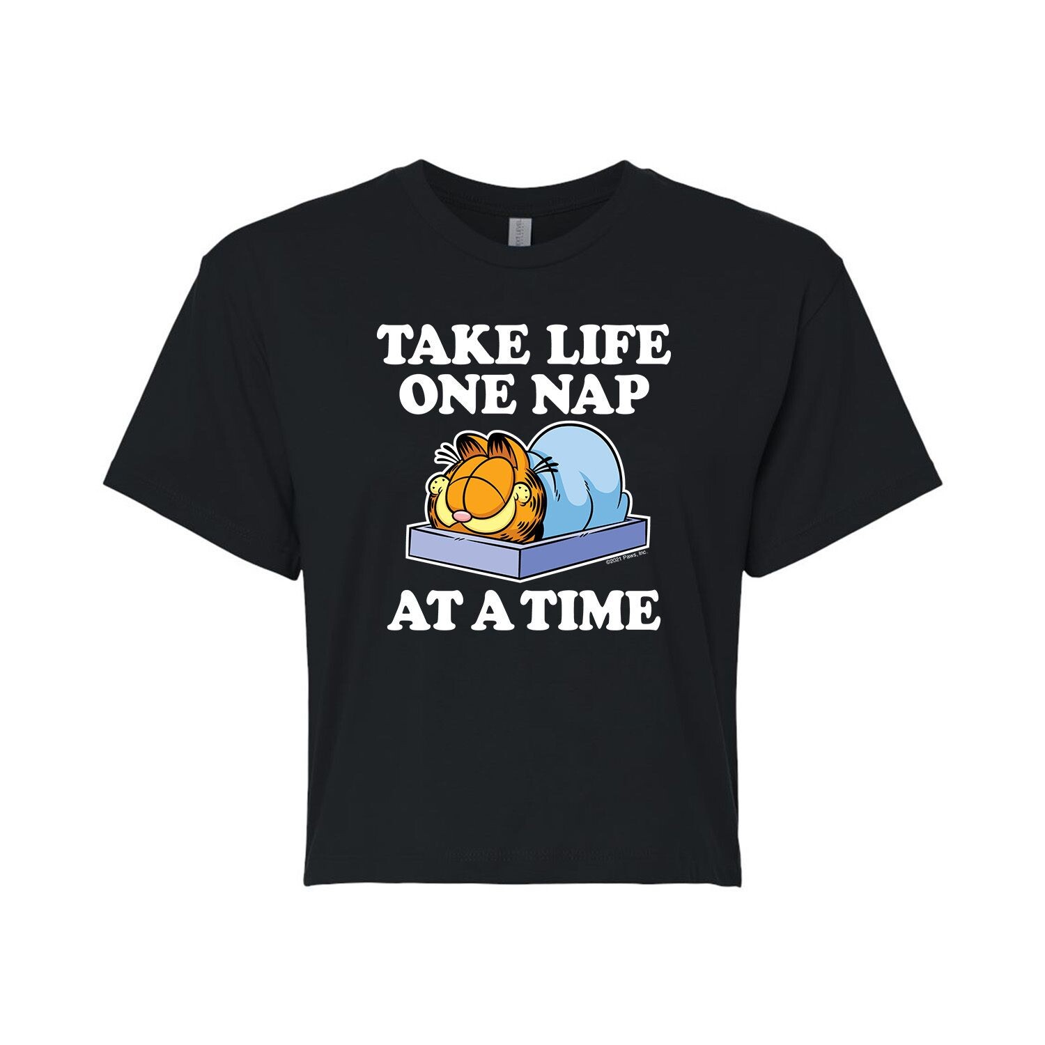 

Укороченная футболка Garfield One Nap для юниоров Licensed Character