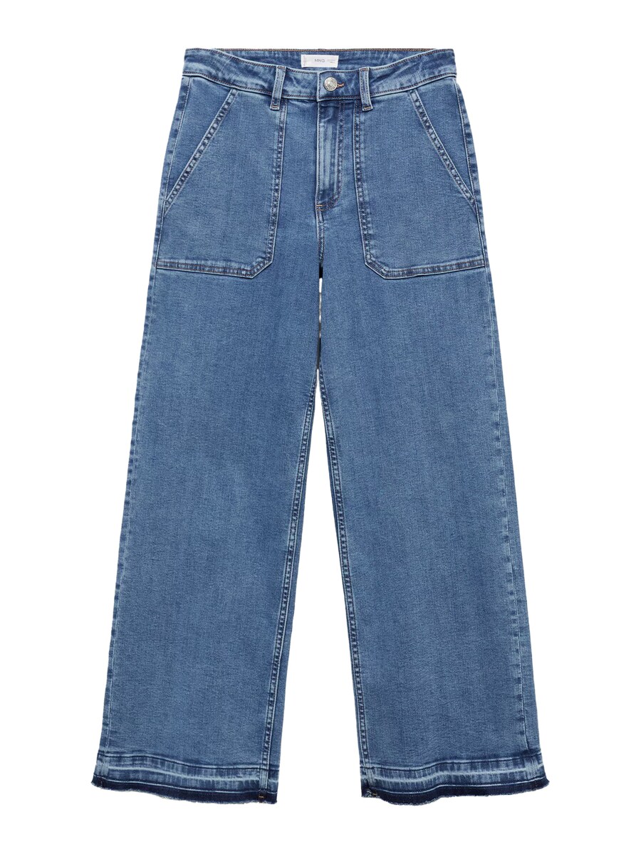 

Джинсы свободного кроя MANGO TEEN Utility5, синий деним