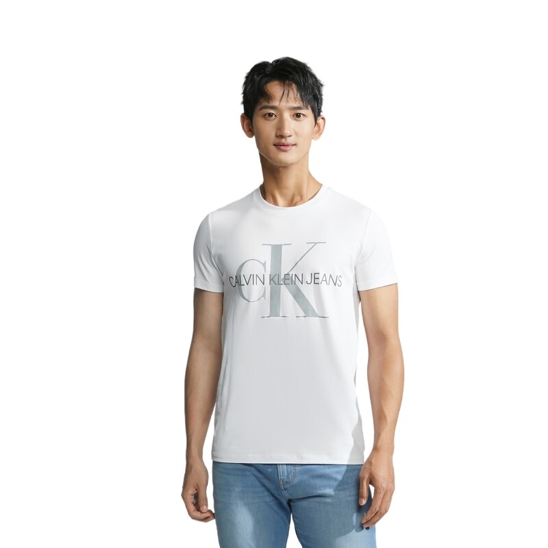 Укороченный топ унисекс белый Calvin Klein — фото 3