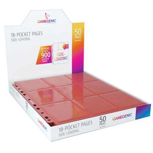

Карточная игра Gamegenic Sideloading 18-Pocket Pages: Red (50)