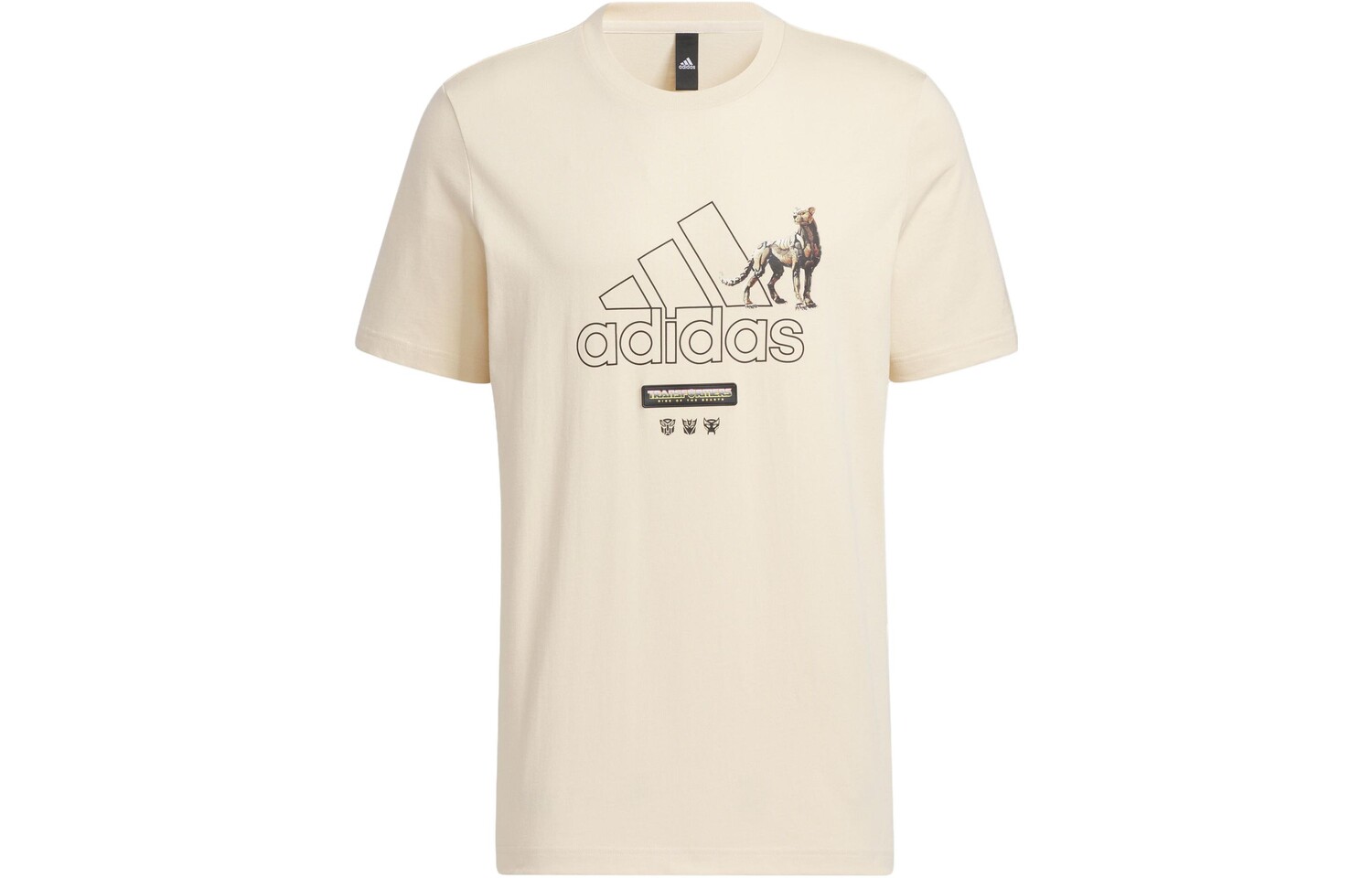 

Футболка с логотипом X Transformers Co-branded Series для мужчин бежевая Adidas, бежевый