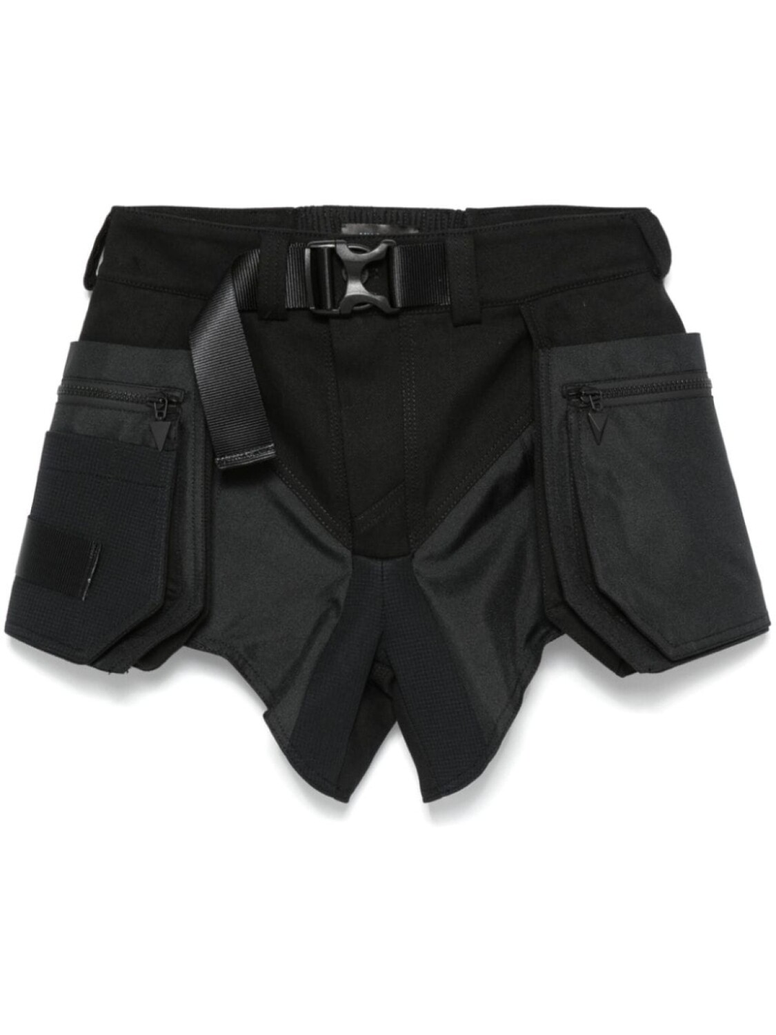 

Mugler шорты карго, черный