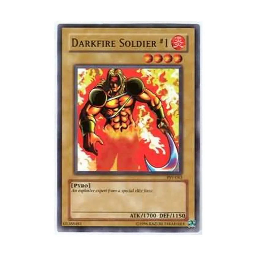 

CCG Солдат Темного Огня №1 (Обычный), Yu-Gi-Oh - Pharaoh's Servant - Singles