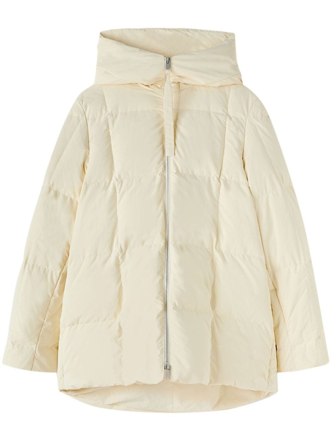 

Jil Sander стеганая куртка с капюшоном, белый