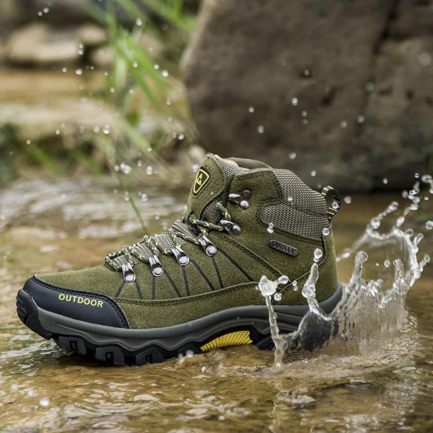 Generic Herren-Laufschuhe - Зимние высокие кроссовки для улицы Herren Atmungsaktive Wanderschuhe Für Aktivitäten — фото 3