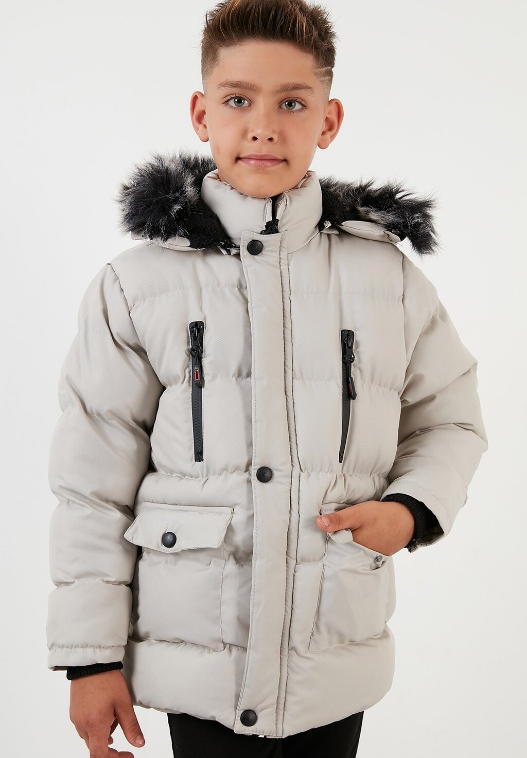 

Зимнее пальто REGULAR FIT LELA, цвет stone colored